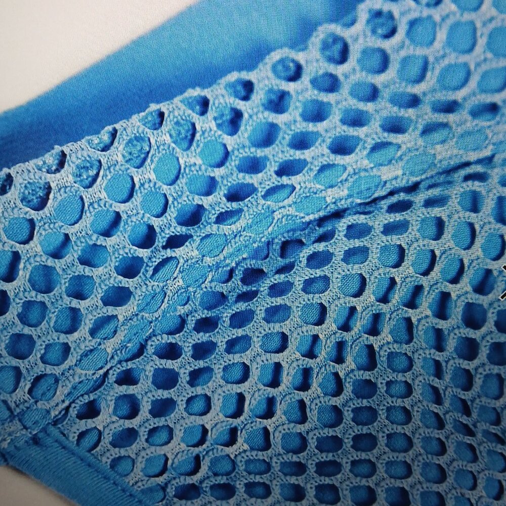 NEW  Two Asos Design Men's Mesh Thong Blue Size Small  New - Picture 2 of 5